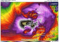 风暴“伊欧温”地图显示，英国城镇将遭受时速80英里的大风袭击